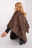 Versatile Casual Textured Poncho for Everyday Wear