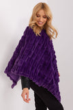 Versatile Casual Textured Poncho for Everyday Wear