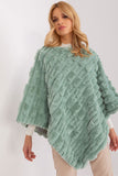 Casual Versatile Poncho with Unique Texture and Comfort