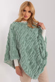 Casual Versatile Poncho with Unique Texture and Comfort