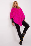 Casual Textured Poncho for Everyday Wear and Comfort