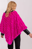 Casual Textured Poncho for Everyday Wear and Comfort