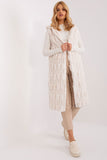 Elegant Fur Vest with Hood and Zipper Closure for Winter