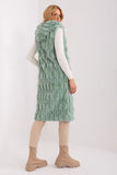 Elegant Fur Vest with Hood and Insulation for Winter Wear