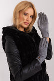 Elegant Insulated Women's Gloves with Geometric Pattern