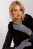 Elegant Insulated Women's Gloves with Geometric Pattern