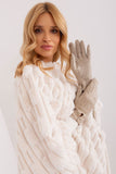 Elegant Geometric Pattern Insulated Women's Gloves