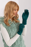 Elegant Insulated Women's Gloves with Flower Embroidery