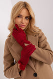 Elegant Insulated Women's Gloves with Decorative Bows