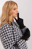 Elegant Insulated Women's Gloves with Bow Straps & Touchscreen