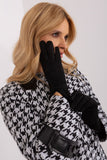 Elegant Insulated Women's Gloves with Bow Straps & Touchscreen