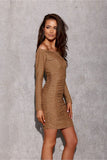 Fitted Elegant Top with Adjustable Shoulders and Lurex Accents