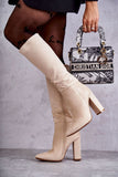 Chic Insulated Cossack Boots with Pointed Toe Design