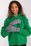 Elegant Insulated Women's Gloves with Decorative Pompoms