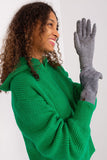 Elegant Insulated Women's Gloves with Decorative Pompoms