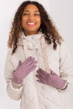 Elegant Insulated Women's Gloves with Touchscreen Flower Design