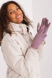 Elegant Insulated Women's Gloves with Touchscreen Flower Design