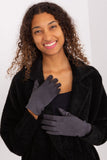 Elegant Insulated Women's Gloves with Floral Touchscreen Design