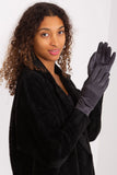 Elegant Insulated Women's Gloves with Floral Touchscreen Design