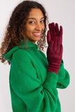 Elegant Insulated Women's Gloves with Touchscreen Floral Detail