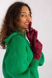 Elegant Insulated Women's Gloves with Touchscreen Floral Detail