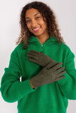 Elegant Insulated Women's Gloves with Touchscreen Flower Detail
