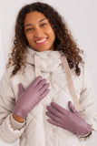Elegant Touch Screen Gloves with Embroidered Flower