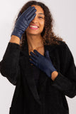 Elegant Touchscreen Gloves with Embroidered Flower Design