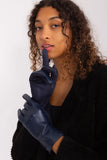 Elegant Touchscreen Gloves with Embroidered Flower Design