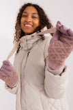Stylish Women's Insulated Touchscreen Gloves with Flower Embroidery