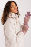 Stylish Women's Insulated Touchscreen Gloves with Flower Embroidery