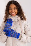 Embroidered Floral Touchscreen Women's Gloves with Insulation