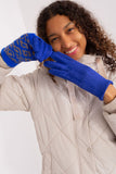 Embroidered Floral Touchscreen Women's Gloves with Insulation