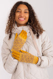 Embroidered Flower Touchscreen Women's Gloves with Insulation