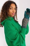Embroidered Floral Touchscreen Women's Gloves with Insulation