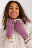 Elegant Insulated Women's Gloves with Decorative Patches