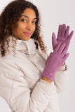 Elegant Insulated Women's Gloves with Decorative Patches