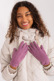 Elegant Insulated Women's Gloves with Decorative Patches