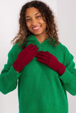 Elegant Insulated Women's Gloves with Decorative Patches