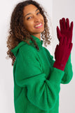 Elegant Insulated Women's Gloves with Decorative Patches