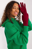 Elegant Insulated Women's Gloves with Decorative Patches