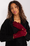 Elegant Insulated Women's Gloves with Geometric Pattern