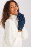 Elegant Insulated Women's Gloves with Decorative Pattern