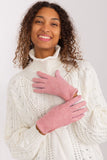 Elegant Geometric Pattern Women's Gloves with Decorative Buttons