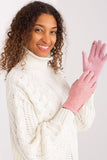 Elegant Geometric Pattern Women's Gloves with Decorative Buttons