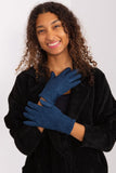 Elegant Fabric Gloves with Geometric Pattern and Buttons