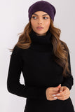 Warm Women's Cashmere Beanie Hat with Rhinestone Accent
