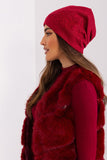 Warm Winter Women's Cashmere Beanie with Rhinestone Detail