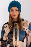 Warm Cashmere Women's Beanie Hat with Rhinestone Detail
