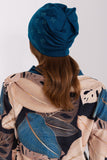 Warm Cashmere Women's Beanie Hat with Rhinestone Detail
